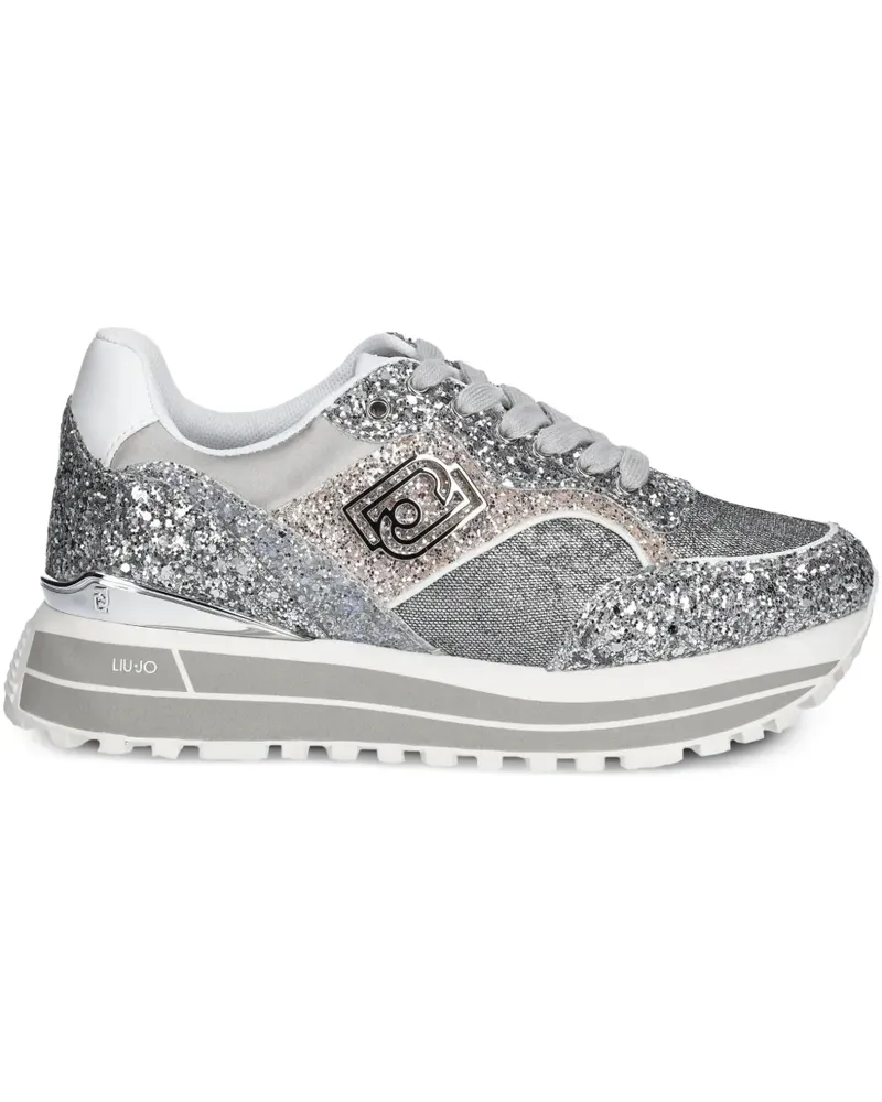 Liu Jo Sneakers mit Glitter-Detail - Grau Grau