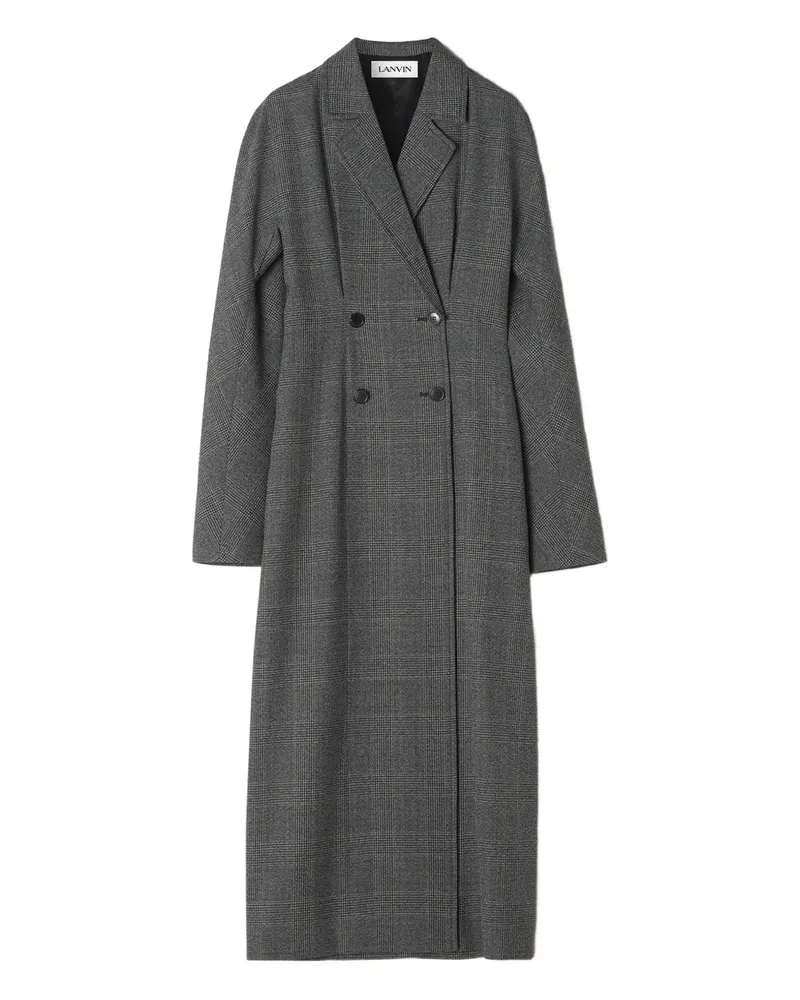 Lanvin Doppelreihiges Midikleid - Grau Grau