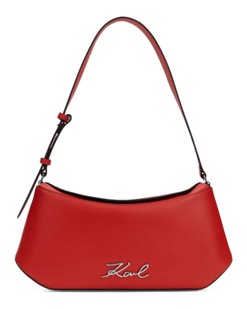 Karl Lagerfeld K/Signature elongated shoulder bag - Rot Rot