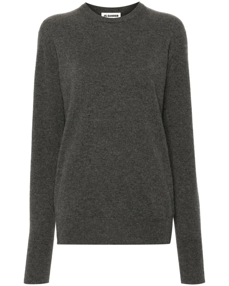Jil Sander Melierter Pullover aus Kaschmir - Grau Grau