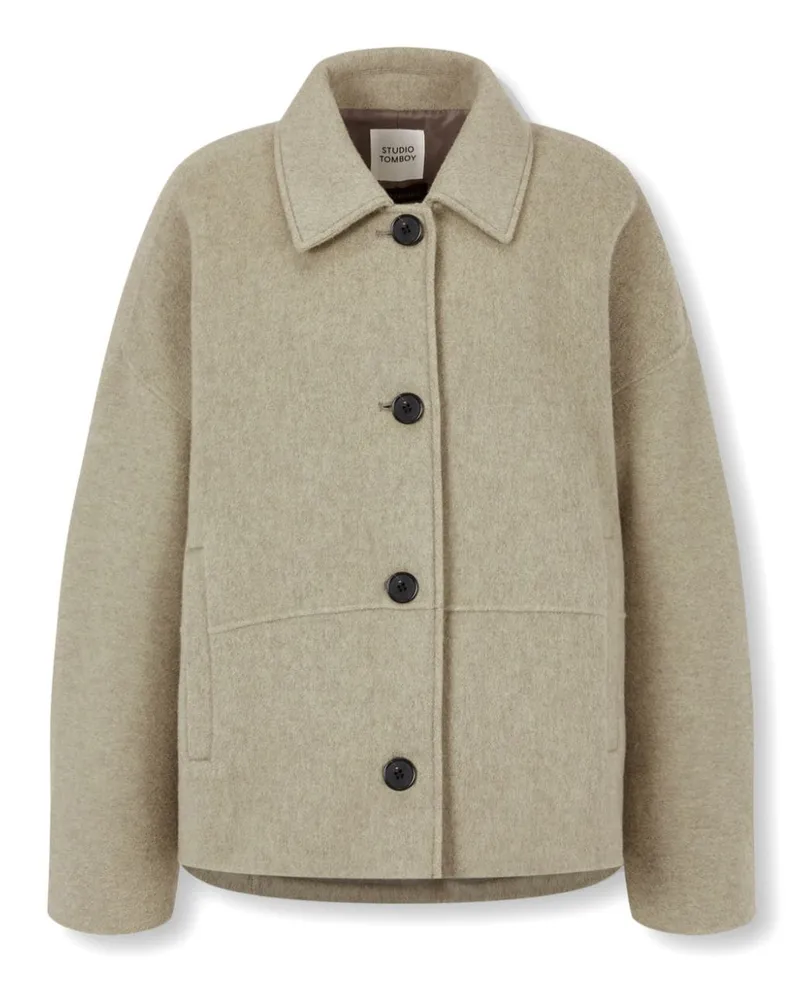 STUDIO TOMBOY Jacke aus Wolle - Nude Nude