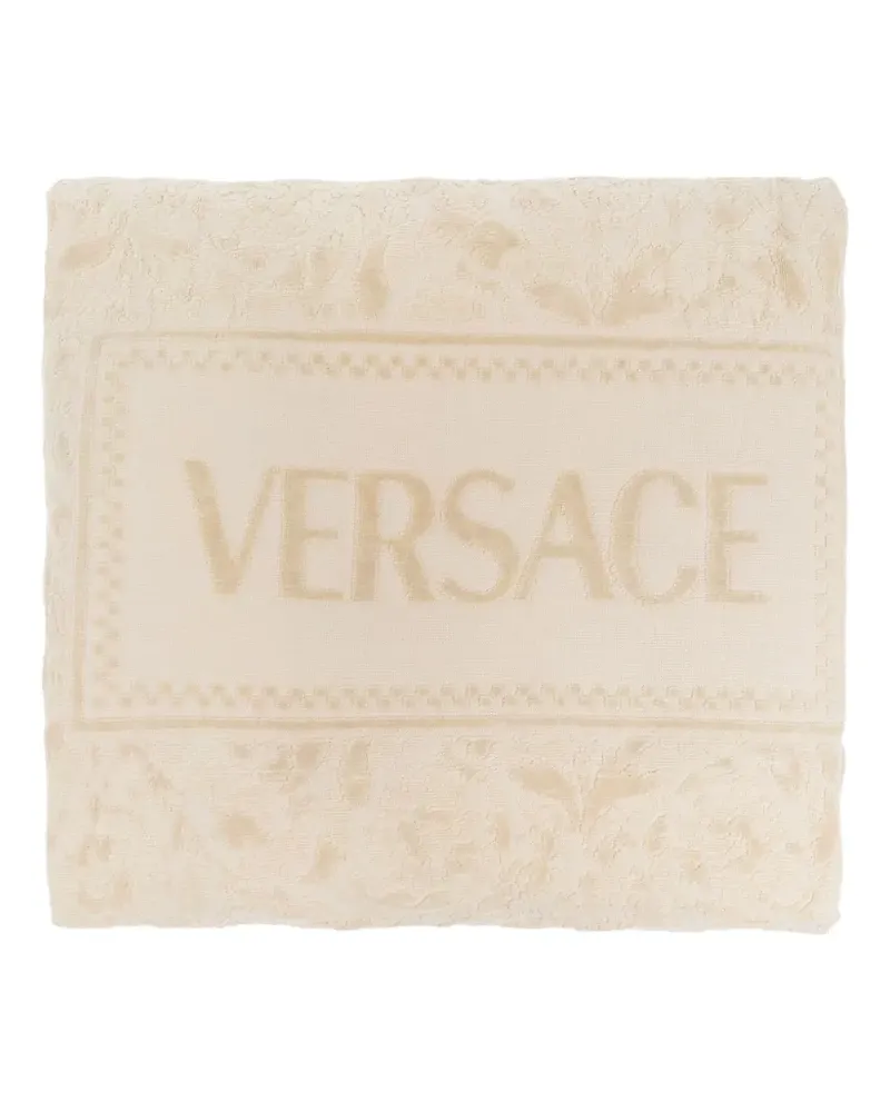 Versace Badematte aus Logo-Jaquard - Nude Nude