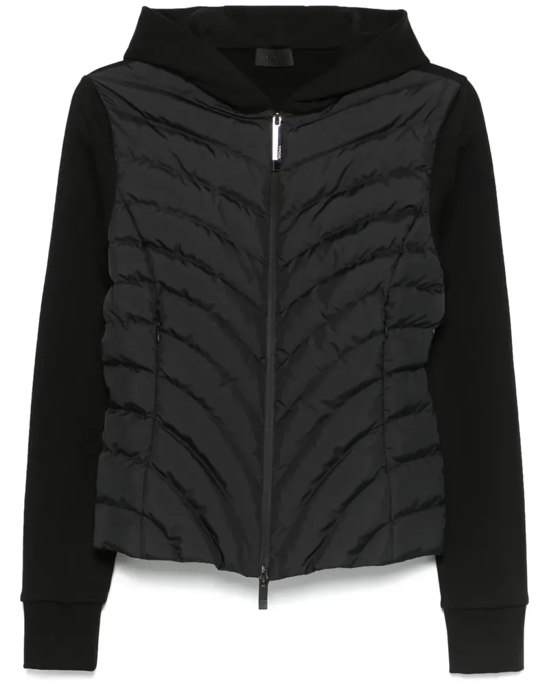 Moncler Gesteppte Jacke - Schwarz Schwarz
