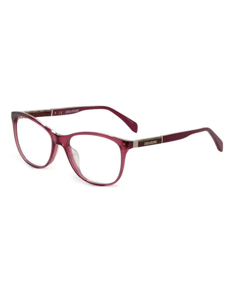 Zadig & Voltaire Brille mit Cat-Eye-Gestell - Rot Rot