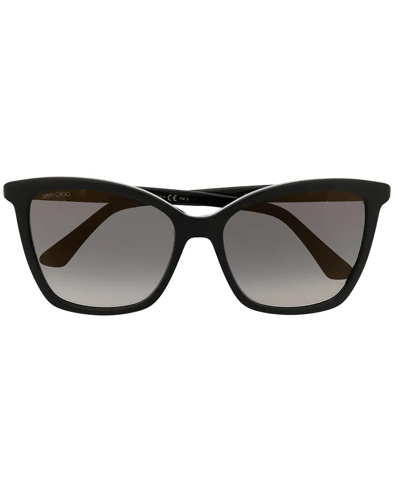 Jimmy Choo Sonnenbrille im Butterfly-Design - Schwarz Schwarz