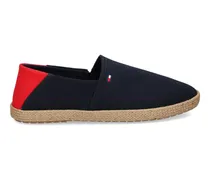 Espadrilles mit Logo-Stickerei - Blau