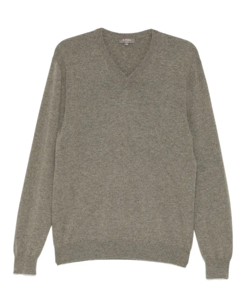 N.Peal Burlington Pullover - Grau Grau