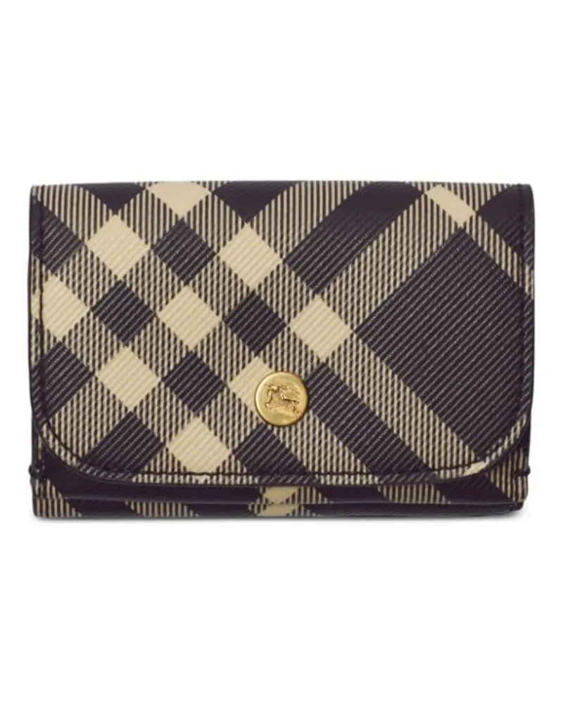 Burberry Portemonnaie mit Vintage-Karo - Schwarz Schwarz