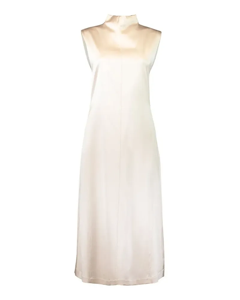 Brunello Cucinelli Midikleid in A-Linie - Nude Nude