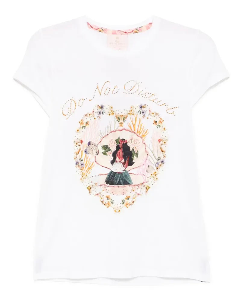 Camilla Welcome to the White Lotus T-Shirt - Weiß Weiß