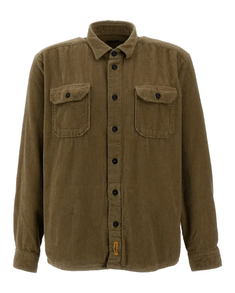 B.D. Baggies Union corduroy chest-pocket shirt - Braun Braun