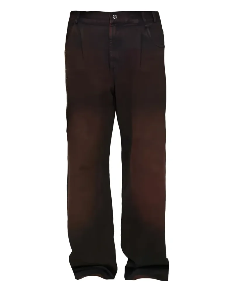 Song For The Mute Les Olympiades Jeans mit Falten - Braun Braun