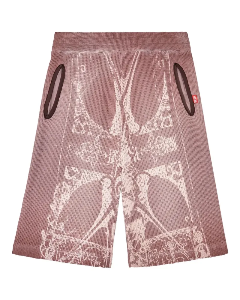 Diesel Warky Shorts mit Print - Rosa Rosa