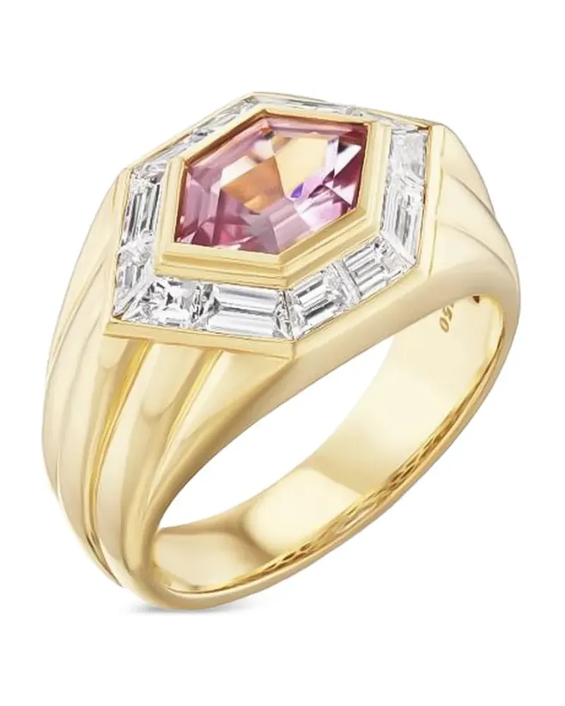 Sorellina 18K yellow gold Malaya diamond ring Gold