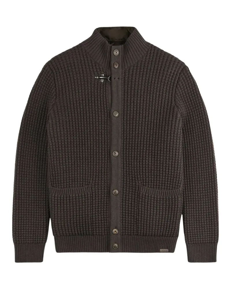 Fay 3-in-1 waffle-knit lobster-claw sweater - Braun Braun