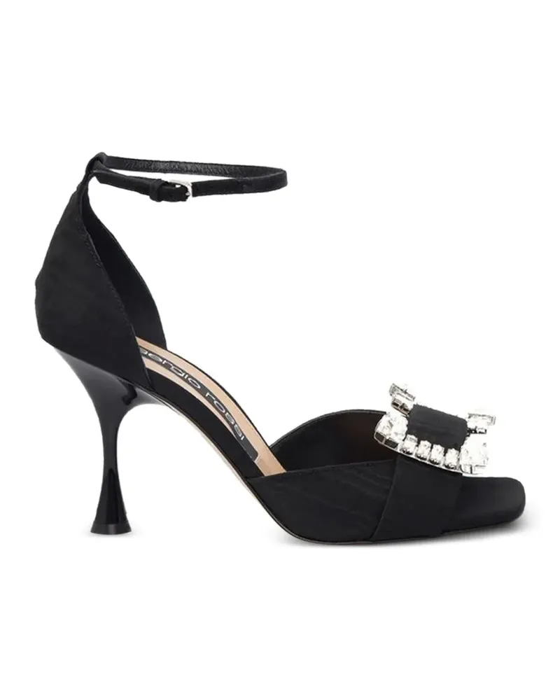 Sergio Rossi crystal-embellished sandals - Schwarz Schwarz