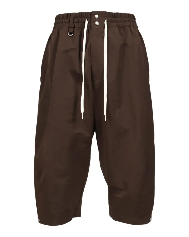 Wales Bonner x Y3 Ripstop-Shorts - Braun Braun