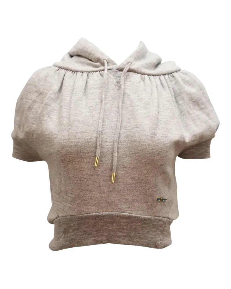 Dsquared2 Cropped-Hoodie - Grau Grau