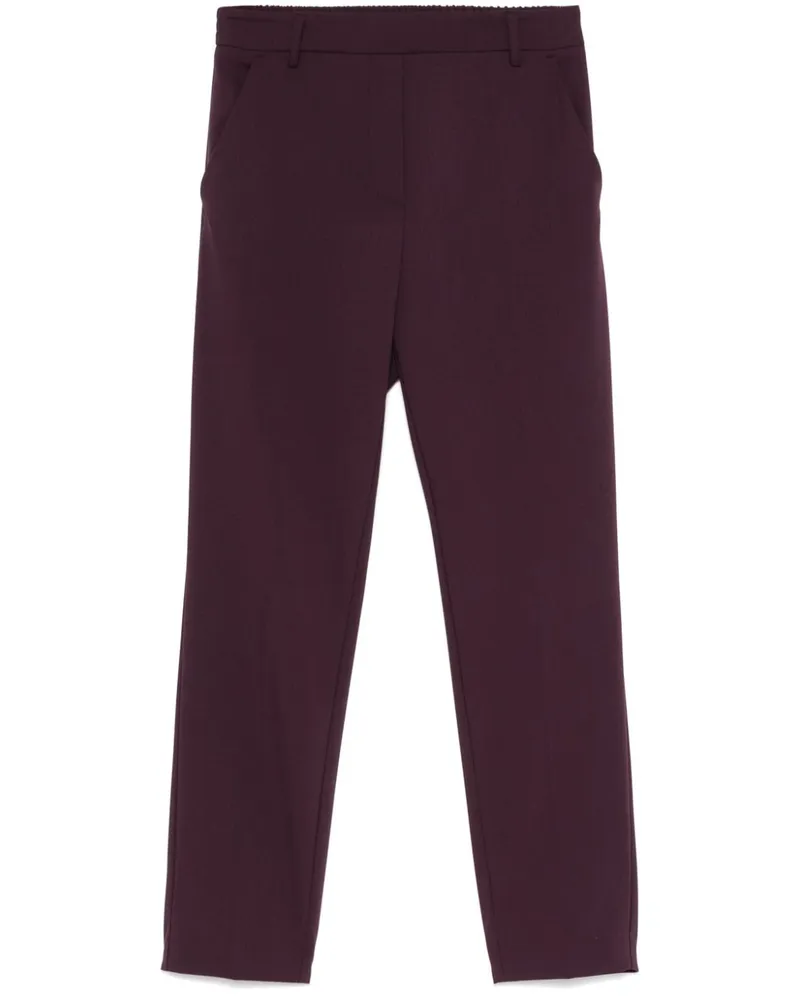 Blanca Klassische Tapered-Hose - Violett Violett
