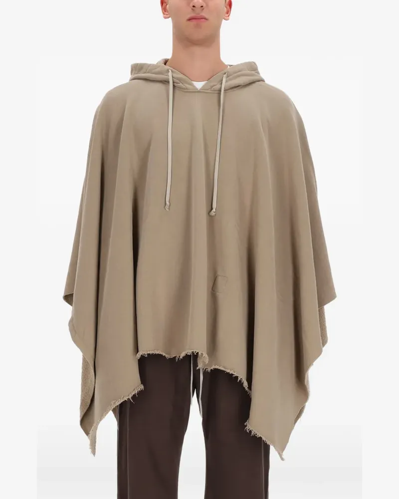 DRKSHDW by Rick Owens Concordians Poncho mit Kordelzug - Nude Nude
