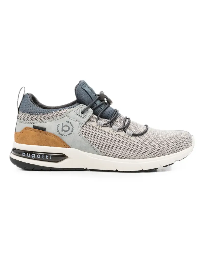 Bugatti Sneakers mit Netzeinsätzen - Grau Grau
