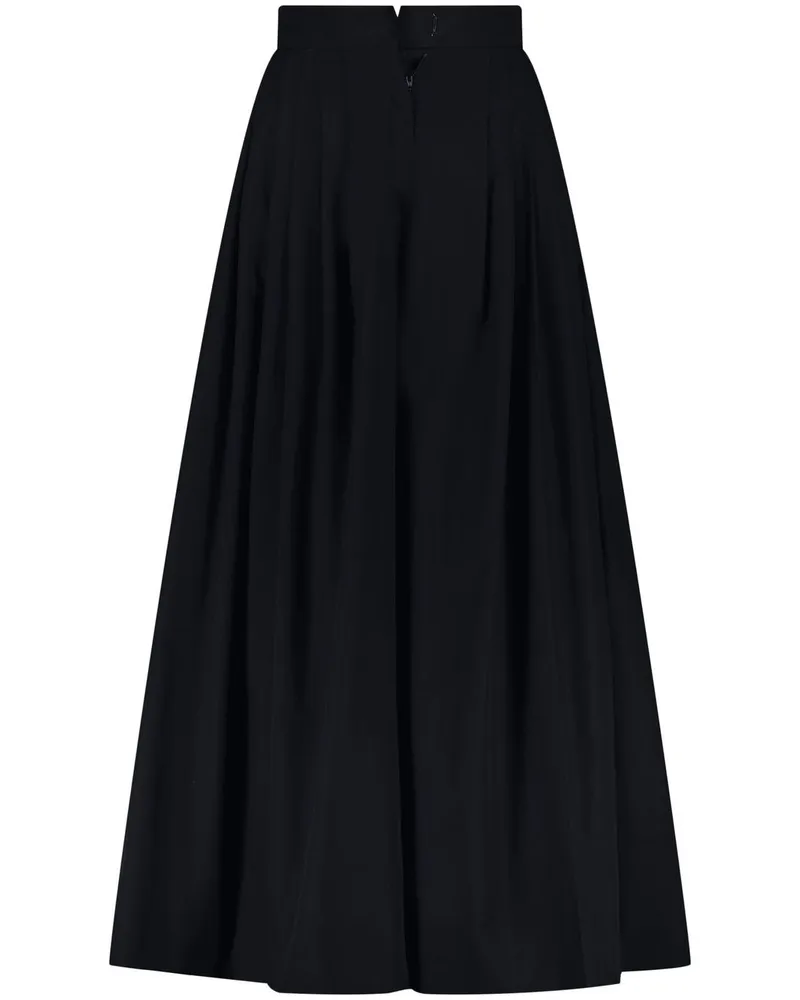 Giambattista Valli Palazzohose mit hohem Bund - Schwarz Schwarz