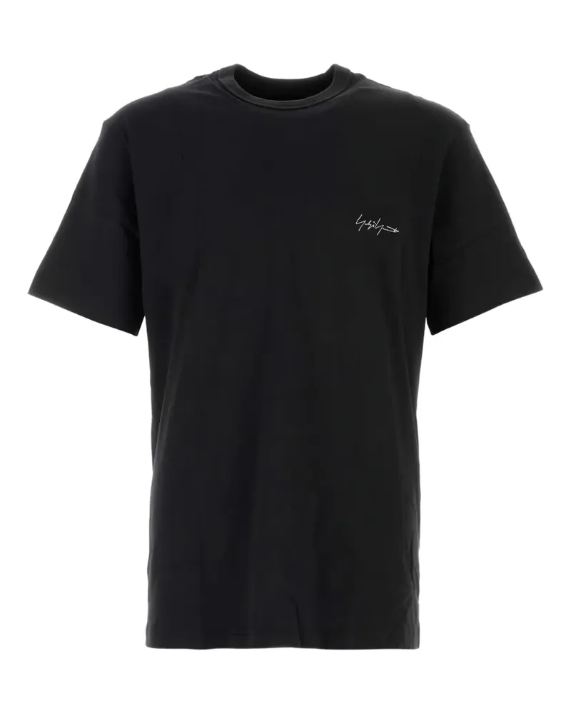 KURO short-sleeves cotton T-shirt - Schwarz Schwarz