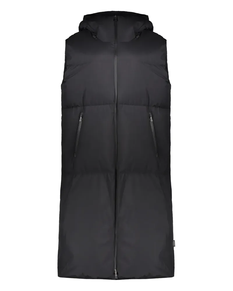 Herno Gesteppte GORE-TEX Kapuzenweste - Schwarz Schwarz