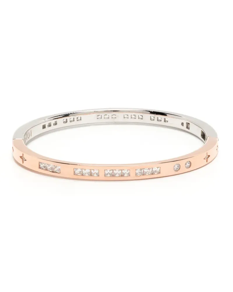 APM Monaco Toi Moi Morse Code Armband - Silber Silber