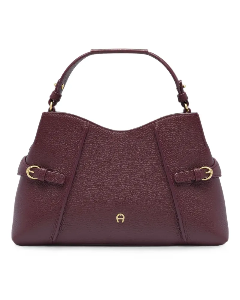 Aigner Mittelgroße Cavallo Tote Bag mit Schnalle - Rot Rot