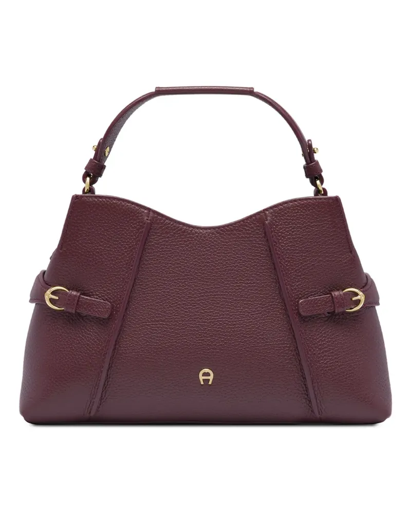 Aigner Mittelgroße Cavallo Tote Bag mit Schnalle - Rot Rot