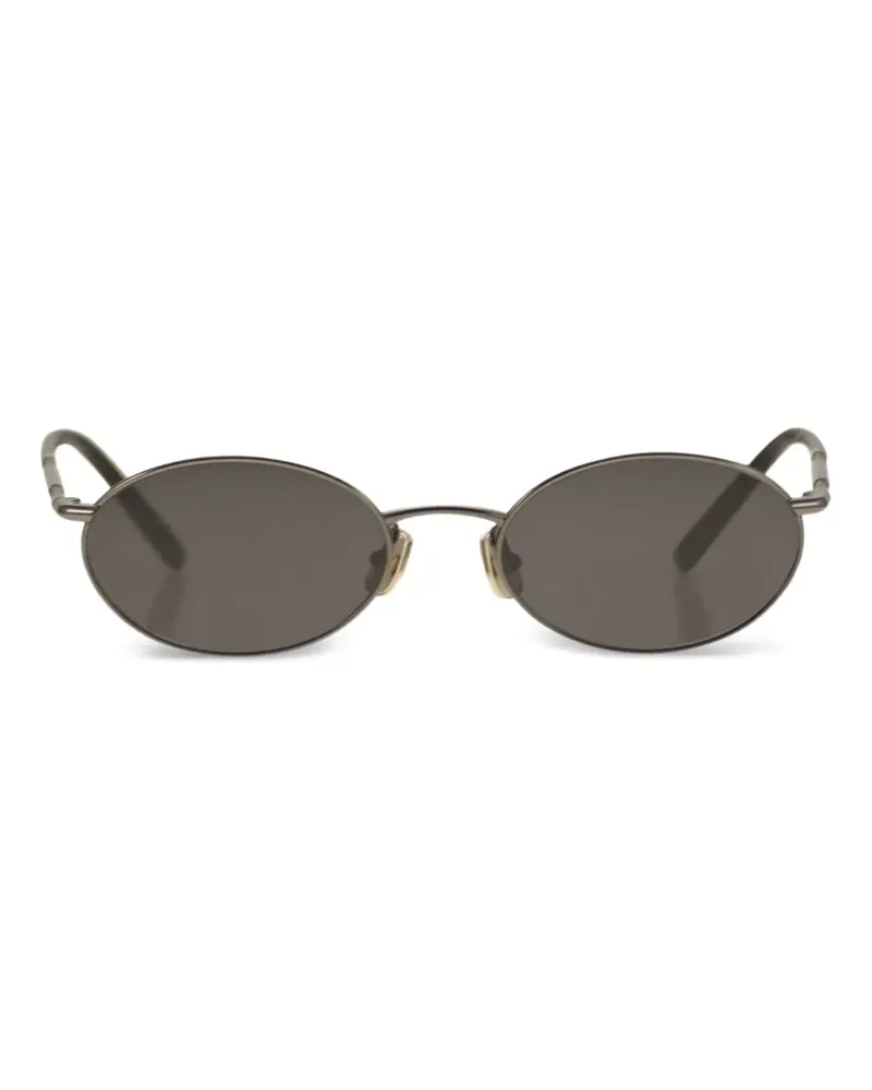 Brunello Cucinelli Geometrische Timeless Reflections Sonnenbrille - Grau Grau