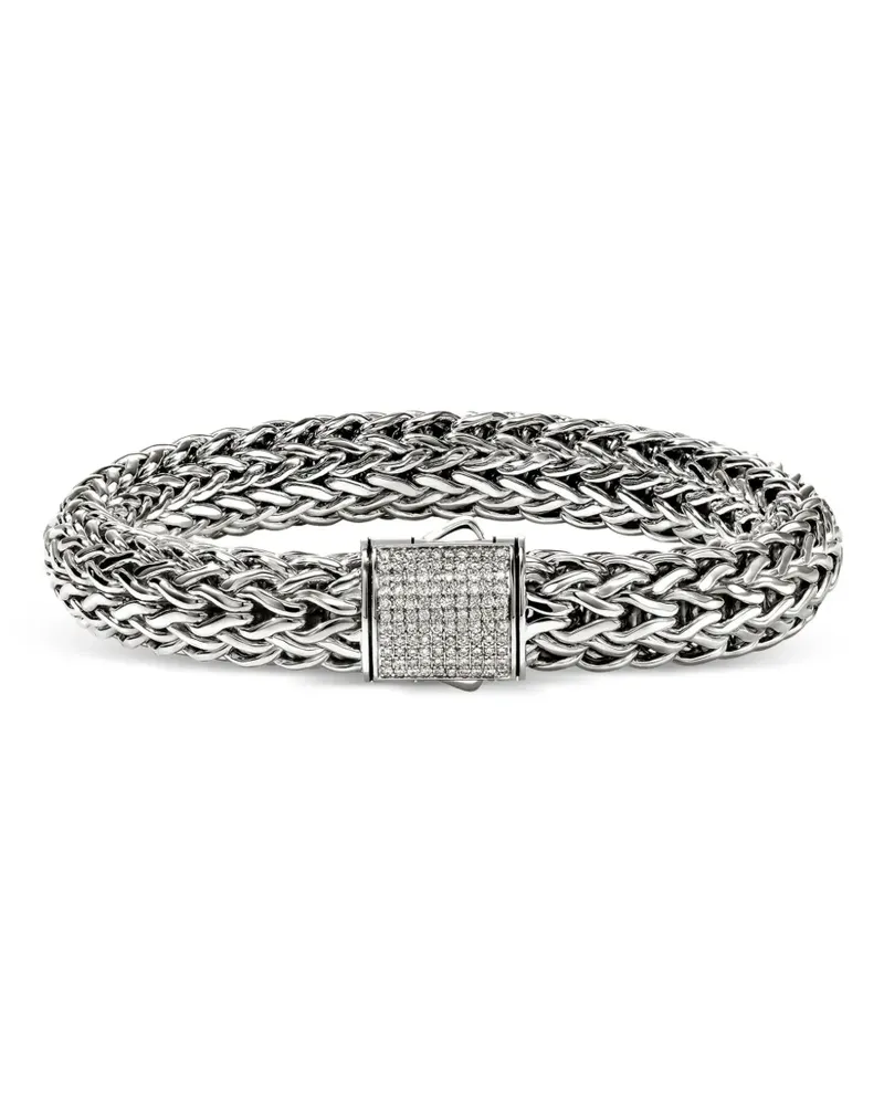 John Hardy Icon Armband aus Sterlingsilber mit Diamant Silber
