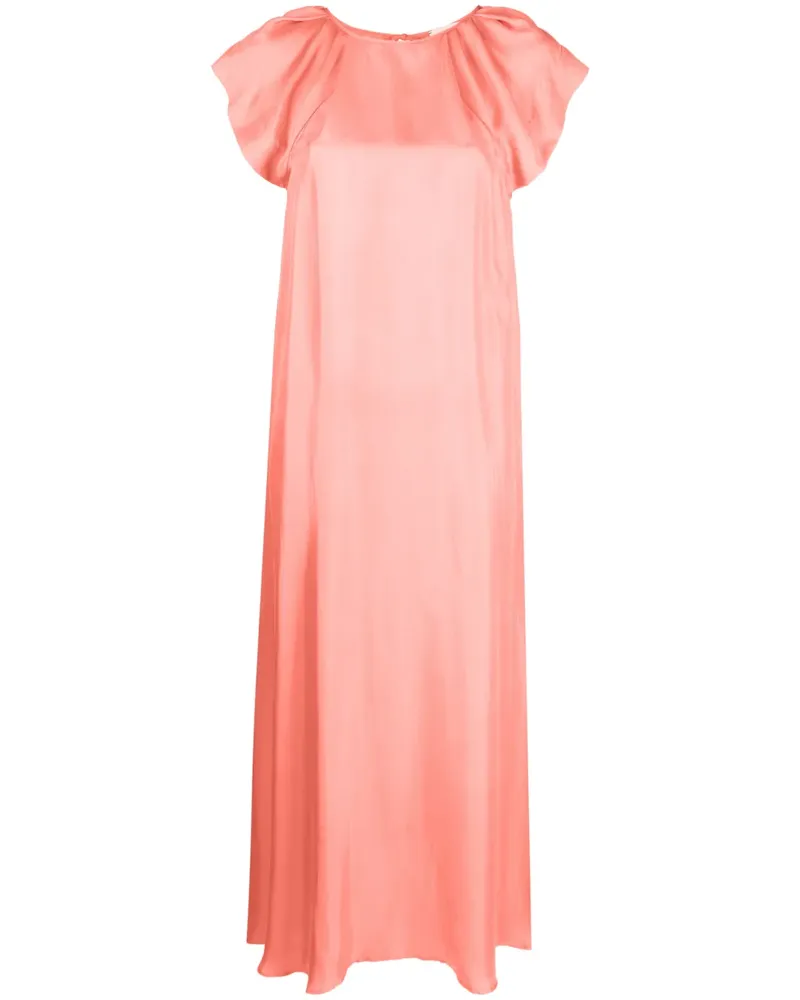 ALYSI Midikleid aus Seide - Rosa Rosa
