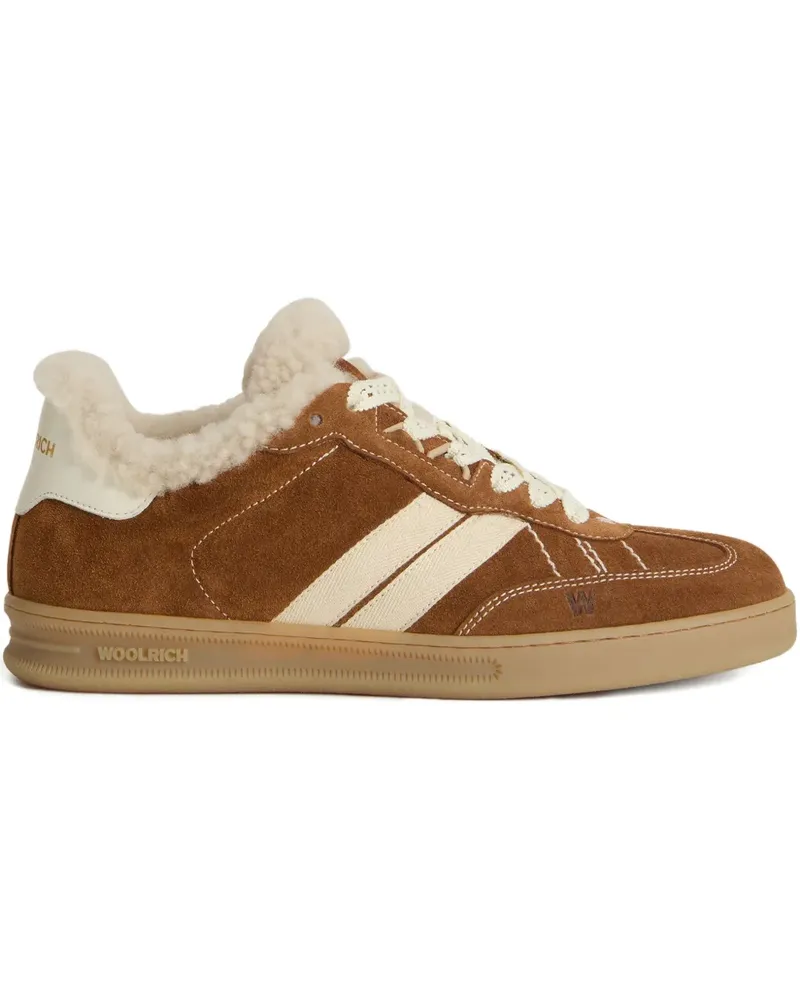Woolrich Gestreifte Sneakers mit Shearling-Futter - FCA Fca