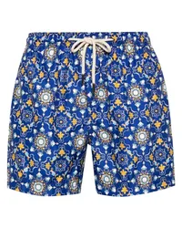 PENINSULA Badeshorts mit Rapallo Mediterranean-Muster Blau