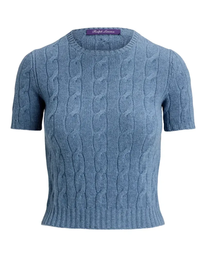 Ralph Lauren Pullover mit Zopfmuster - Blau Blau