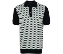 Poloshirt mit geometrischem Muster