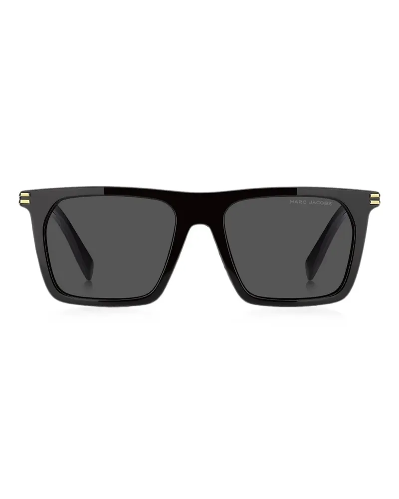 Marc Jacobs rectangle-frame sunglasses - Schwarz Schwarz