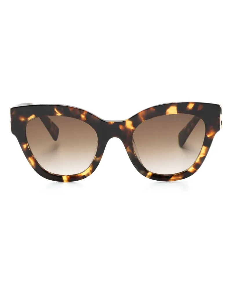 Miu Miu Sonnenbrille mit Oversized-Gestell - Braun Braun
