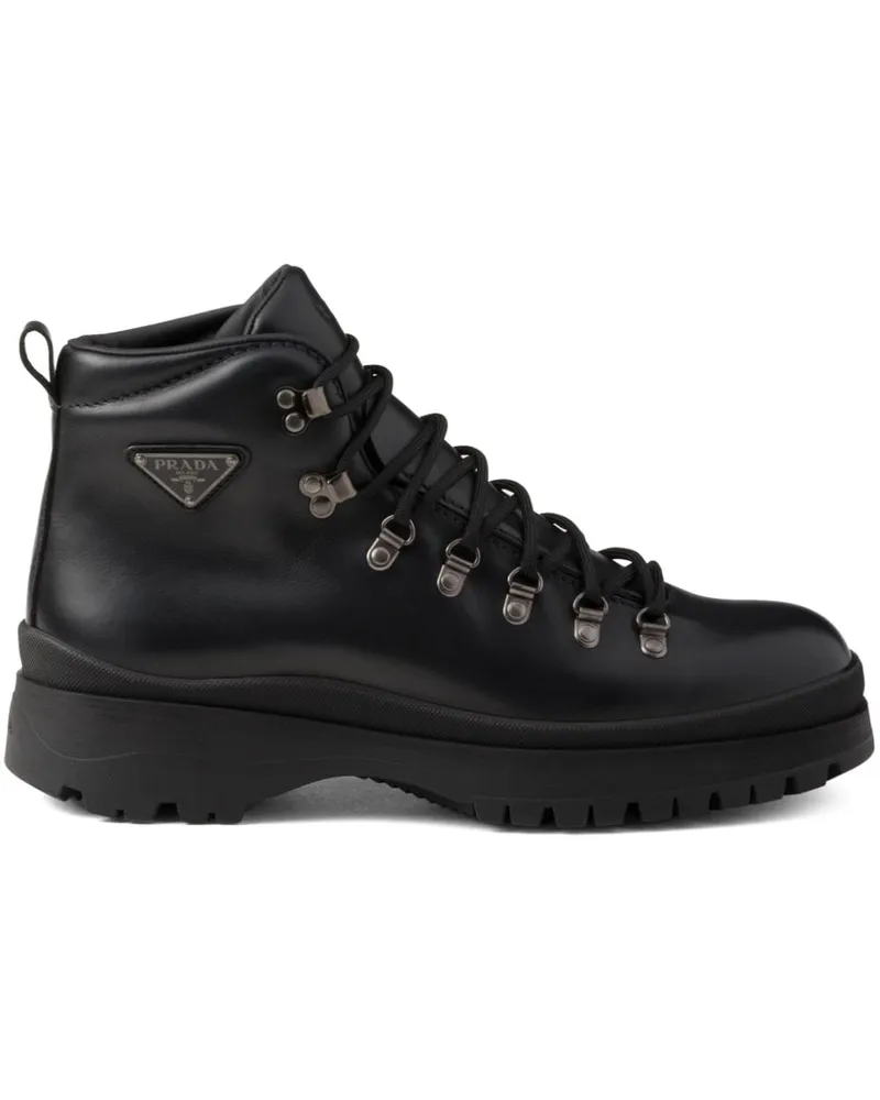Prada Brixen Stiefel - Schwarz Schwarz