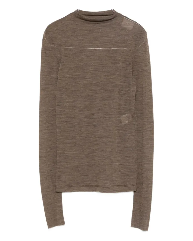 ALYSI mock-neck sweater - Braun Braun