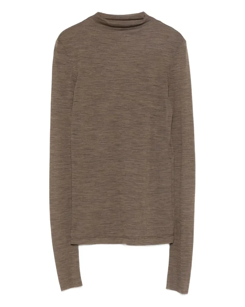 ALYSI Pullover mit Stehkragen - Braun Braun