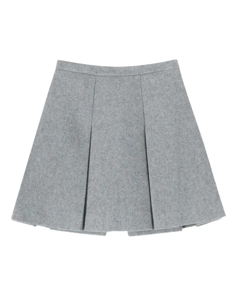Ermanno Scervino Minirock mit Falten - Grau Grau