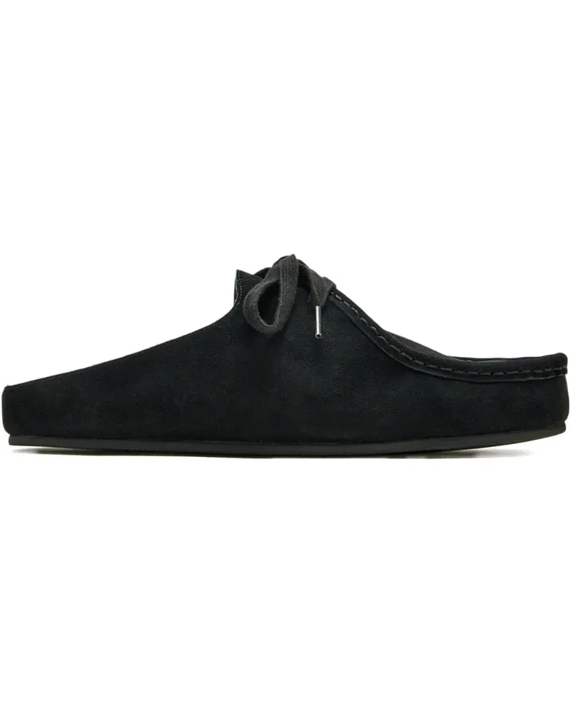 Good News Kindlin Mules aus Wildleder - Schwarz Schwarz