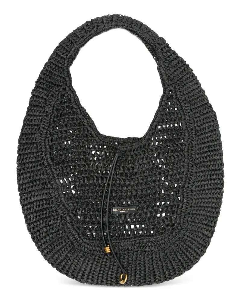 Gianni Chiarini Gewebter Nefeli Tote Bag - Schwarz Schwarz