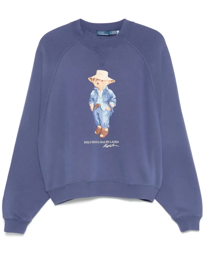 Ralph Lauren Sweatshirt mit Polo Bear-Motiv - Blau Blau