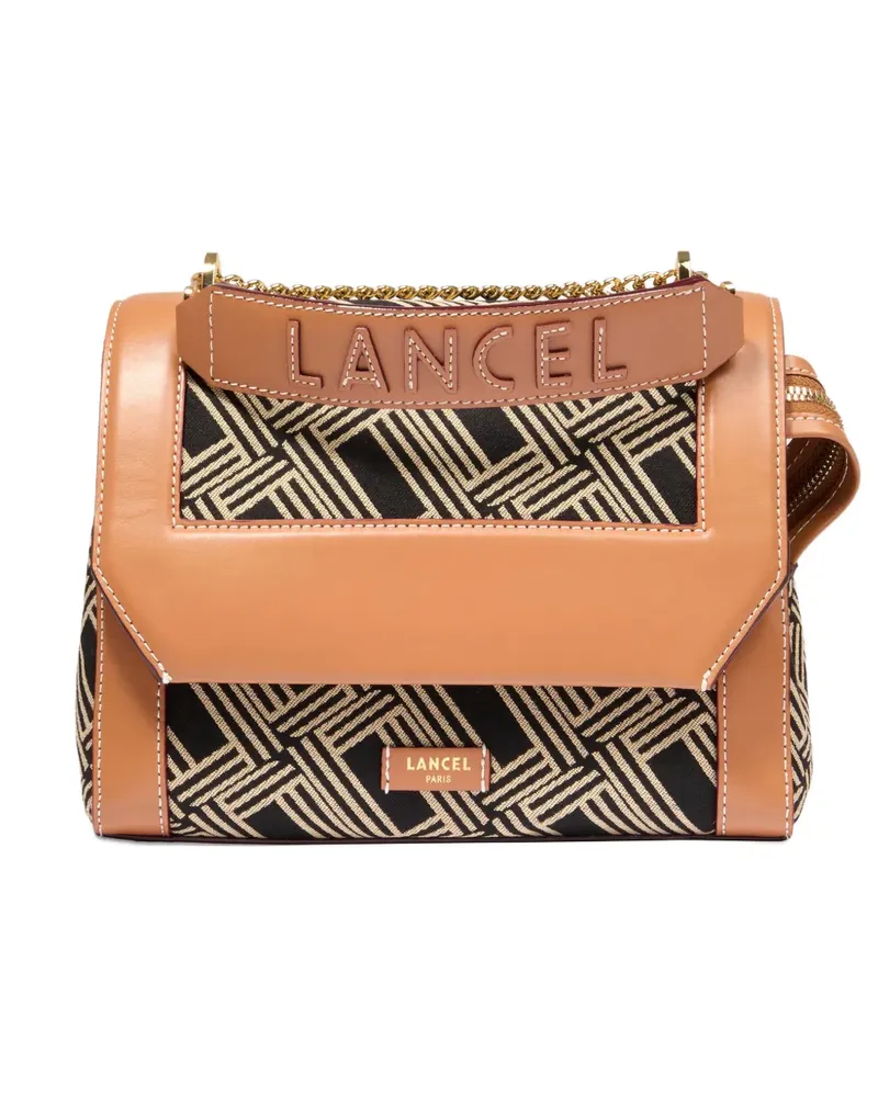 Lancel Geometrisch gemusterte Ninon Umhängetasche - Schwarz Schwarz