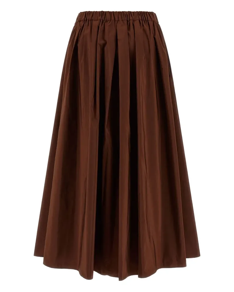 Max Mara Ausgestellter Bruno Elastikrock - Braun Braun