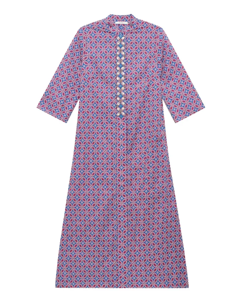 Maliparmi geometric-print kaftan dress - Violett Violett